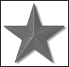 Gemini Sign Letters - Cast Metal Plaques Colors 0209-Grey