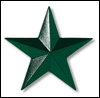 Gemini Sign Letters - Cast Metal Plaques Colors 2030-Dark Green