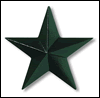 Gemini Sign Letters - Cast Metal Plaques Colors 2162-Hunter Green