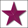Gemini Sign Letters - Cast Metal Plaques Colors 2410-Magenta