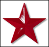 Gemini Sign Letters - Cast Metal Plaques Colors 2793-Red