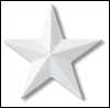Gemini Sign Letters - Cast Metal Plaques Colors 5687-White