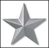 Gemini Sign Letters - Cast Metal Plaques Colors 8886-Metallic Silver