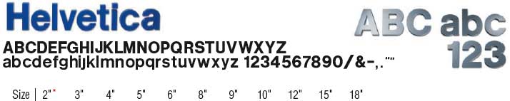 Gemini Sign Letters - Injection Molded Minnesota Sign Letter Font Styles Helvetica