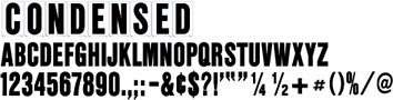Changeable Copy Pronto Sign Letters - Condensed style