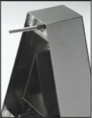 Fabricated Metal Sign Letters Strap Mounting