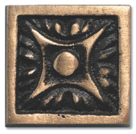 Metal Plaques Rosette 3
